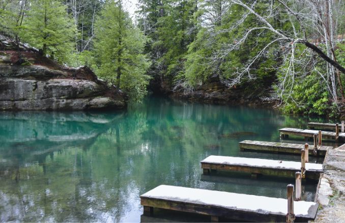 pickett state park tennessee boat dock
